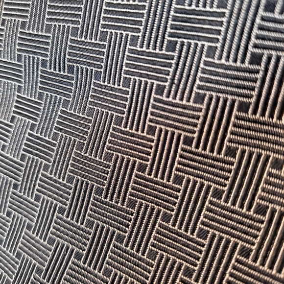 Polo By Ralph Lauren 57” Men’s Repp Tie 100% Silk  USA Black/Grey Neiman Marcus - Picture 2 of 9